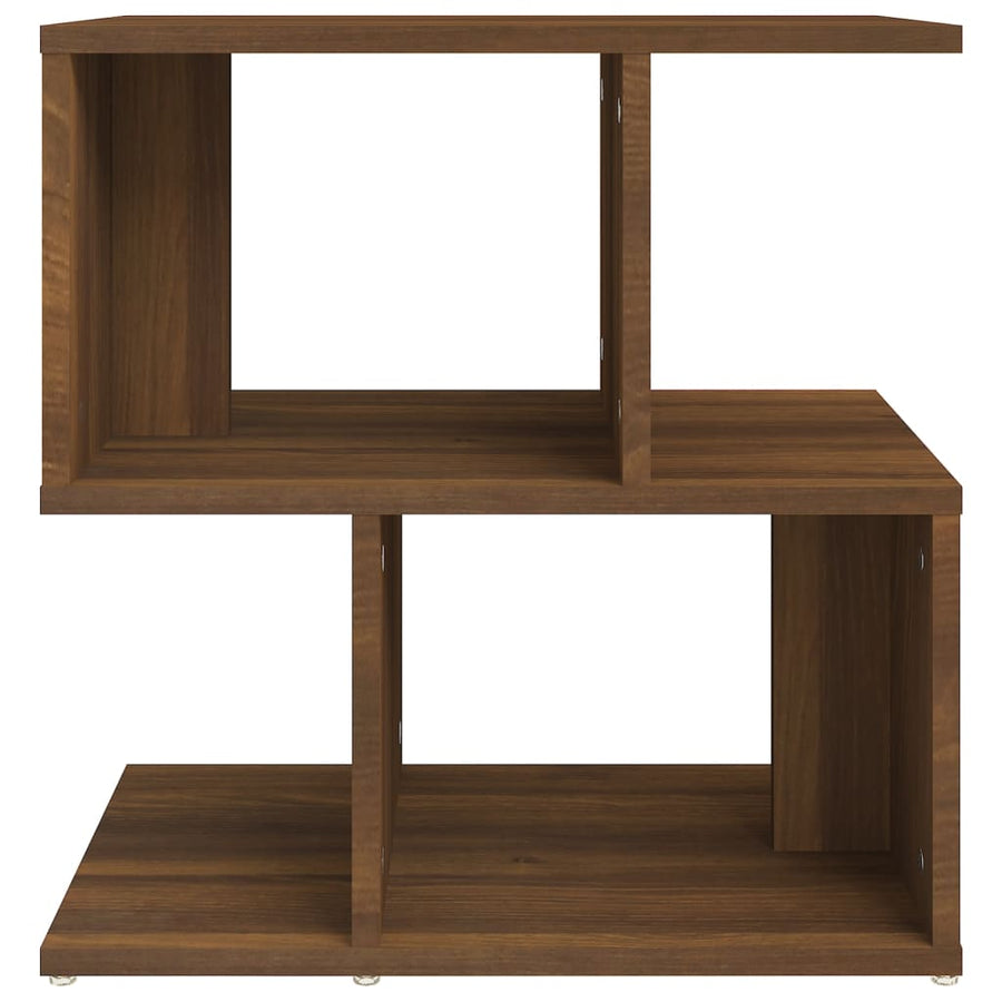 Nachtkastje 50X30X51,5 Cm Bewerkt Hout Bruineikenkleurig bruin eikenkleur