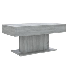 Salontafel 96x50x45 cm bewerkt hout grijs sonoma eikenkleurig Grijs sonoma