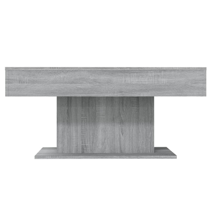 Salontafel 96x50x45 cm bewerkt hout grijs sonoma eikenkleurig Grijs sonoma