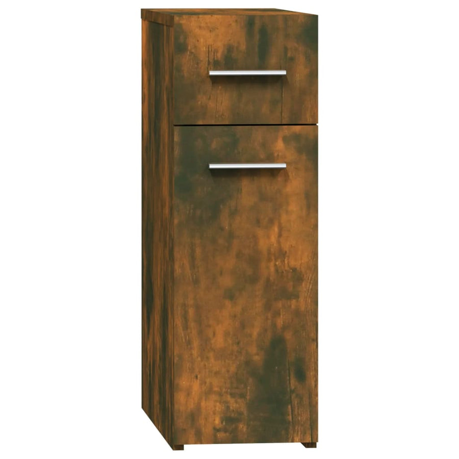 Apothekerskast 20X45,5X60 Cm Bewerkt Hout Kleurig Gerookt eiken