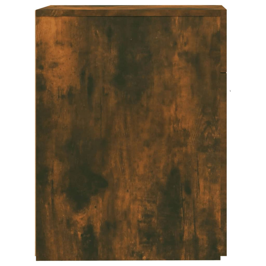 Apothekerskast 20X45,5X60 Cm Bewerkt Hout Kleurig Gerookt eiken