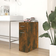 Apothekerskast 20x45,5x60 cm bewerkt hout gerookt eiken