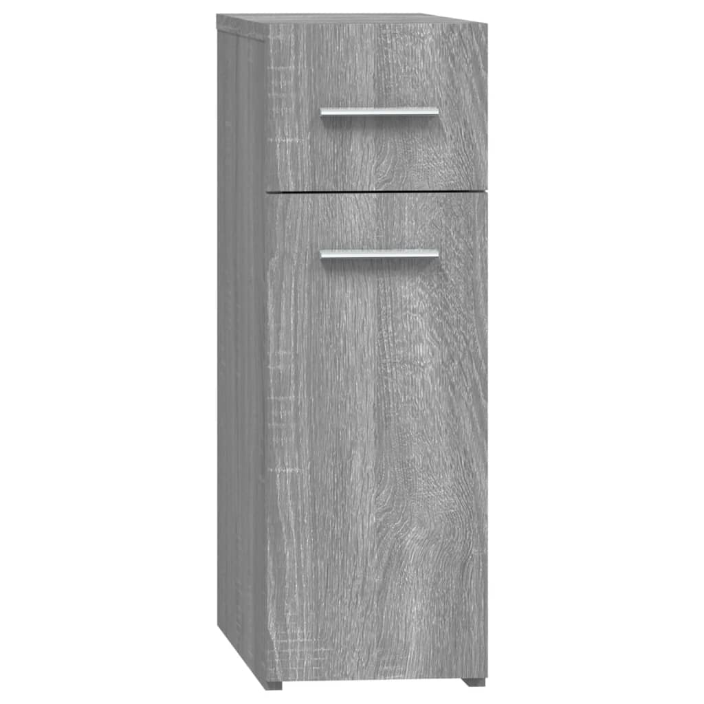 Apothekerskast 20X45,5X60 Cm Bewerkt Hout Eiken Grijs sonoma