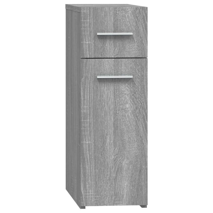 Apothekerskast 20X45,5X60 Cm Bewerkt Hout Eiken Grijs sonoma