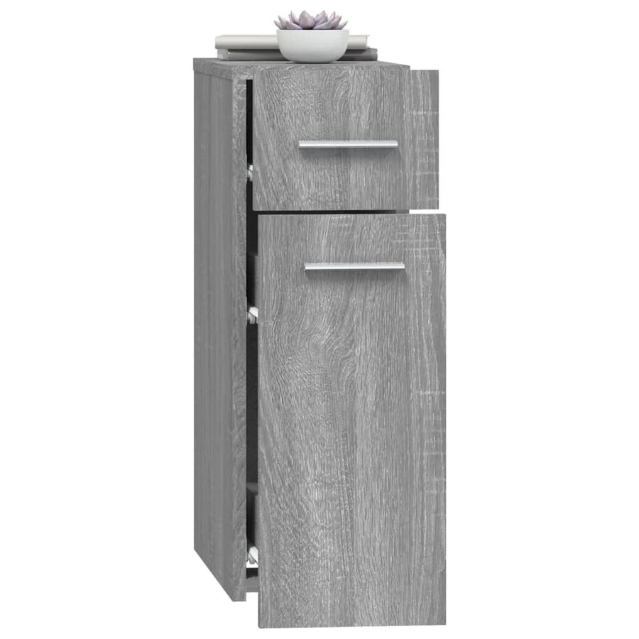 Apothekerskast 20X45,5X60 Cm Bewerkt Hout Eiken Grijs sonoma