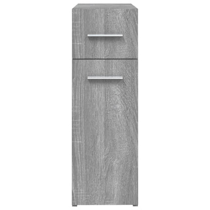 Apothekerskast 20X45,5X60 Cm Bewerkt Hout Eiken Grijs sonoma