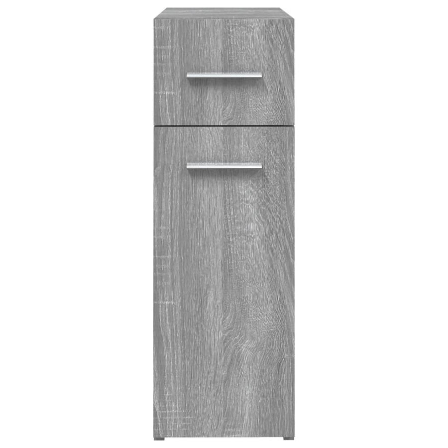Apothekerskast 20X45,5X60 Cm Bewerkt Hout Eiken Grijs sonoma