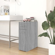 Apothekerskast 20x45,5x60 cm grijs sonoma eiken bewerkt hout
