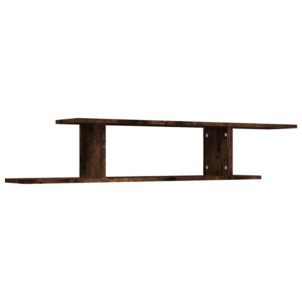 Tv-Wandschap 25X8X23 Cm Bewerkt Hout Kleurig Gerookt eiken