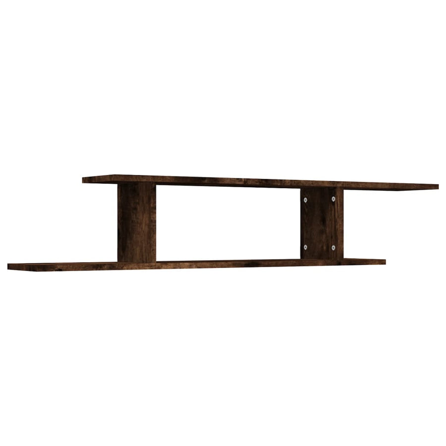 Tv-Wandschap 25X8X23 Cm Bewerkt Hout Kleurig Gerookt eiken