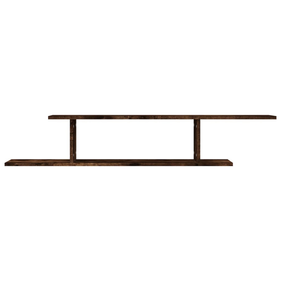 Tv-Wandschap 25X8X23 Cm Bewerkt Hout Kleurig Gerookt eiken