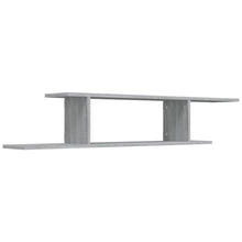 Tv-Wandschap 25X8X23 Cm Bewerkt Hout Eikenkleur Grijs sonoma