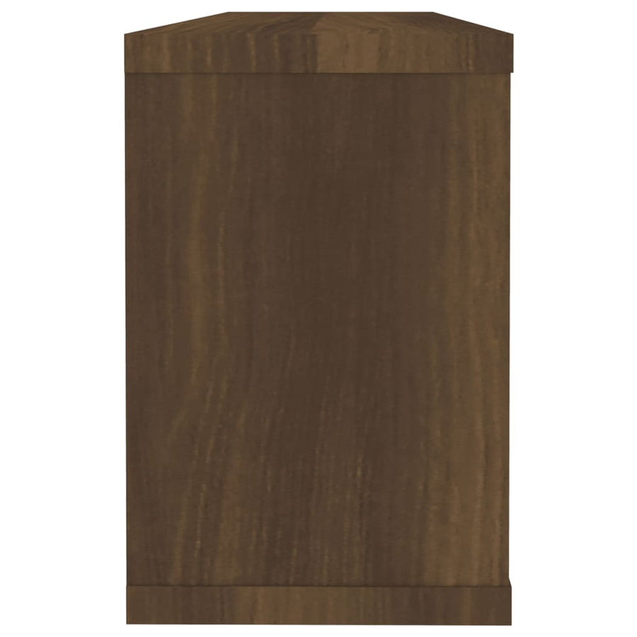 Wandschappen Kubus 6 St 60X15X23 Cm Bewerkt Hout Bruineiken