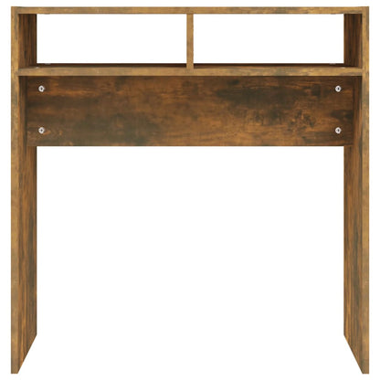 Wandtafel 78X30X80 Cm Bewerkt Hout Kleurig Gerookt eiken