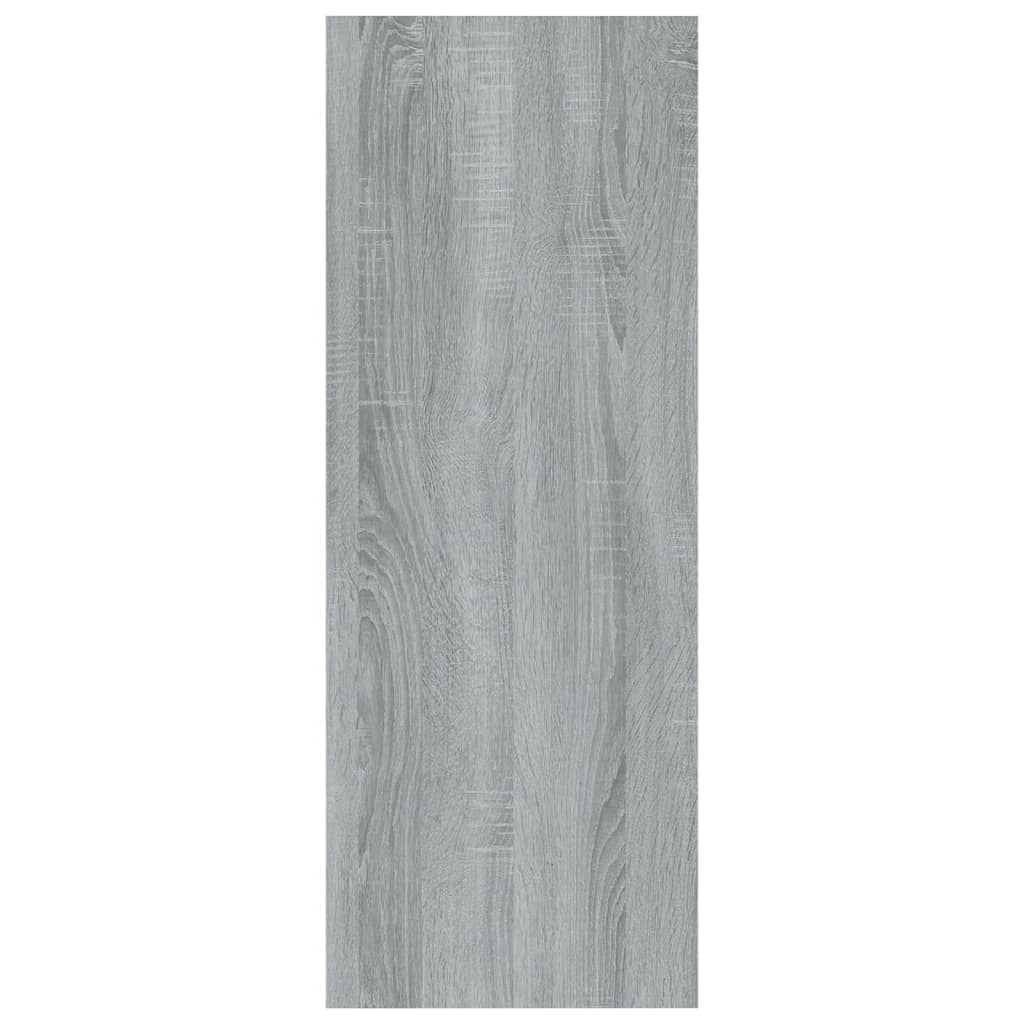 Wandtafel 78X30X80 Cm Bewerkt Hout Eikenkleurig Grijs sonoma