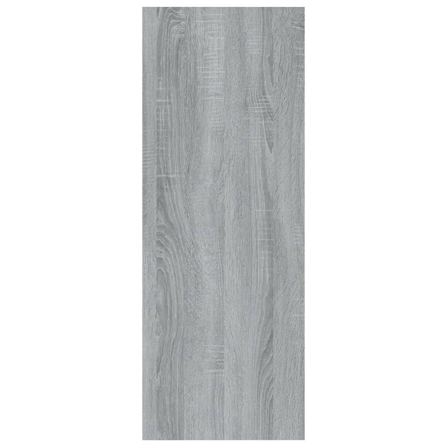 Wandtafel 78X30X80 Cm Bewerkt Hout Eikenkleurig Grijs sonoma