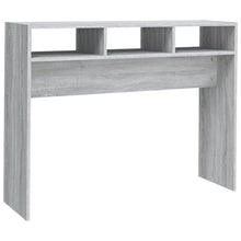 Wandtafel 105x30x80 cm bewerkt hout grijs sonoma eikenkleurig Grijs sonoma