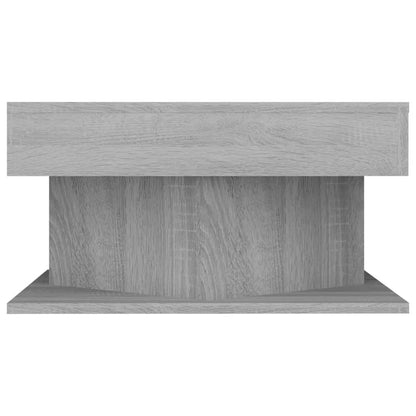 Salontafel 57x57x30 cm bewerkt hout grijs sonoma eikenkleurig Grijs sonoma