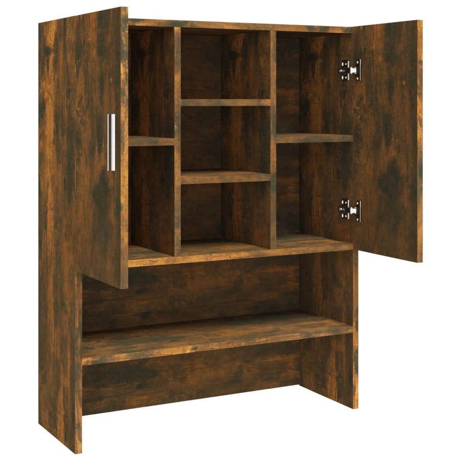Wasmachinekast 70,5x25,5x90 cm gerookt eikenkleurig Gerookt eiken