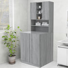 Washing Machine Cabinet 70.5x25.5x90 cm Grey Sonoma Oak