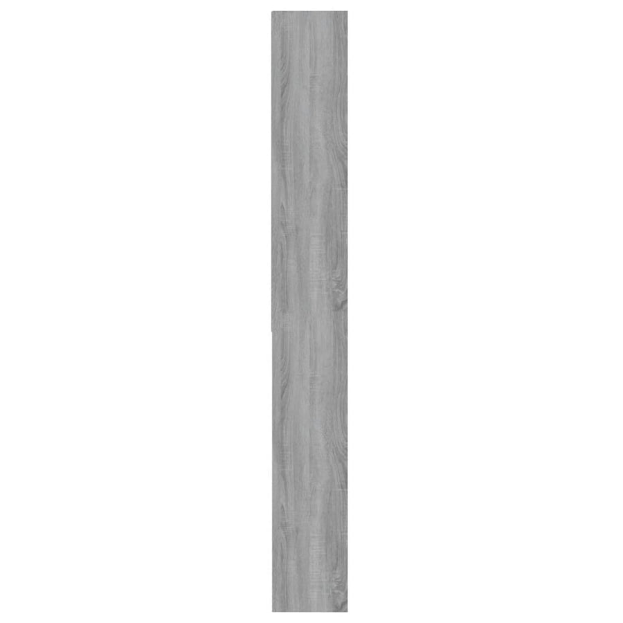 Wasmachinekast 64x24x190 cm grijs sonoma eikenkleurig Grijs sonoma