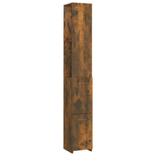 Badkamerkast 25X26,5X70 Cm Bewerkt Hout Kleurig Gerookt eiken