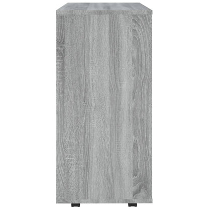 Kast Verrijdbaar 60X35X75 Cm Bewerkt Hout Eiken Grijs sonoma