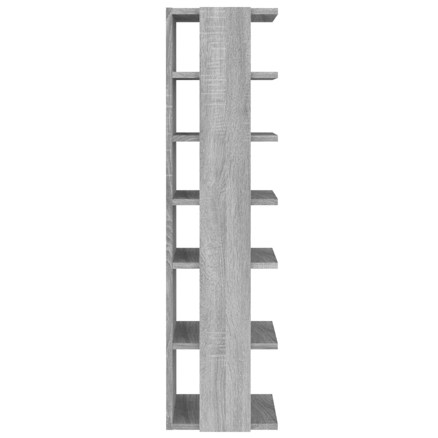 Schoenenrek 27,5x27x102 cm bewerkt hout grijs sonoma 1 Grijs sonoma