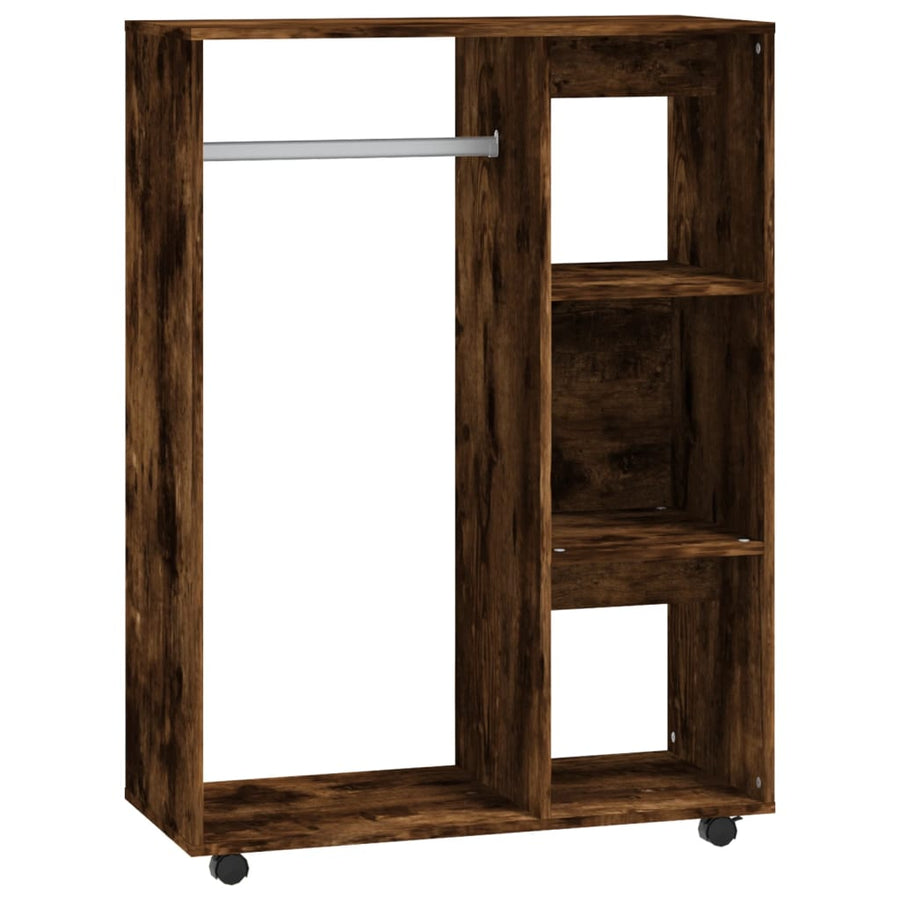 Kledingkast 80X40X0 Cm Bewerkt Hout Kleurig Gerookt eiken