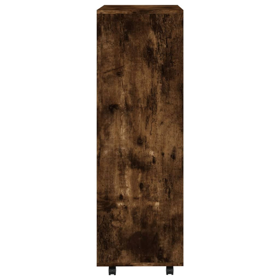 Kledingkast 80X40X0 Cm Bewerkt Hout Kleurig Gerookt eiken