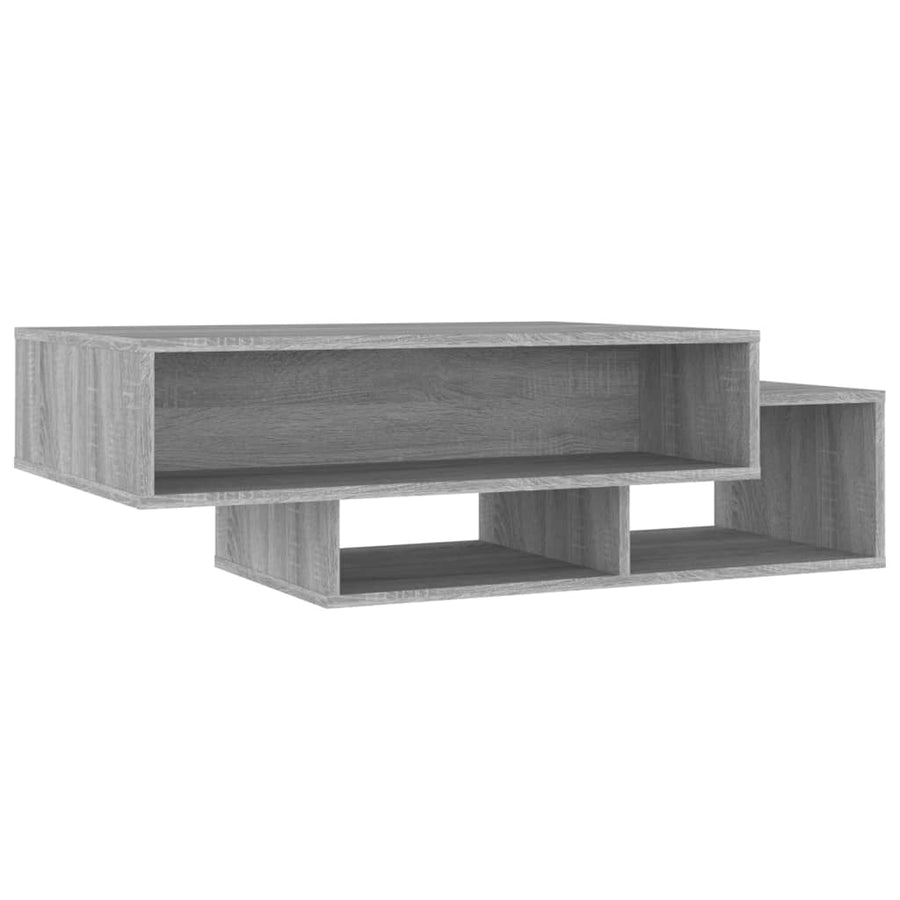 Salontafel 05X55X32 Cm Bewerkt Hout Eikenkleurig Grijs sonoma