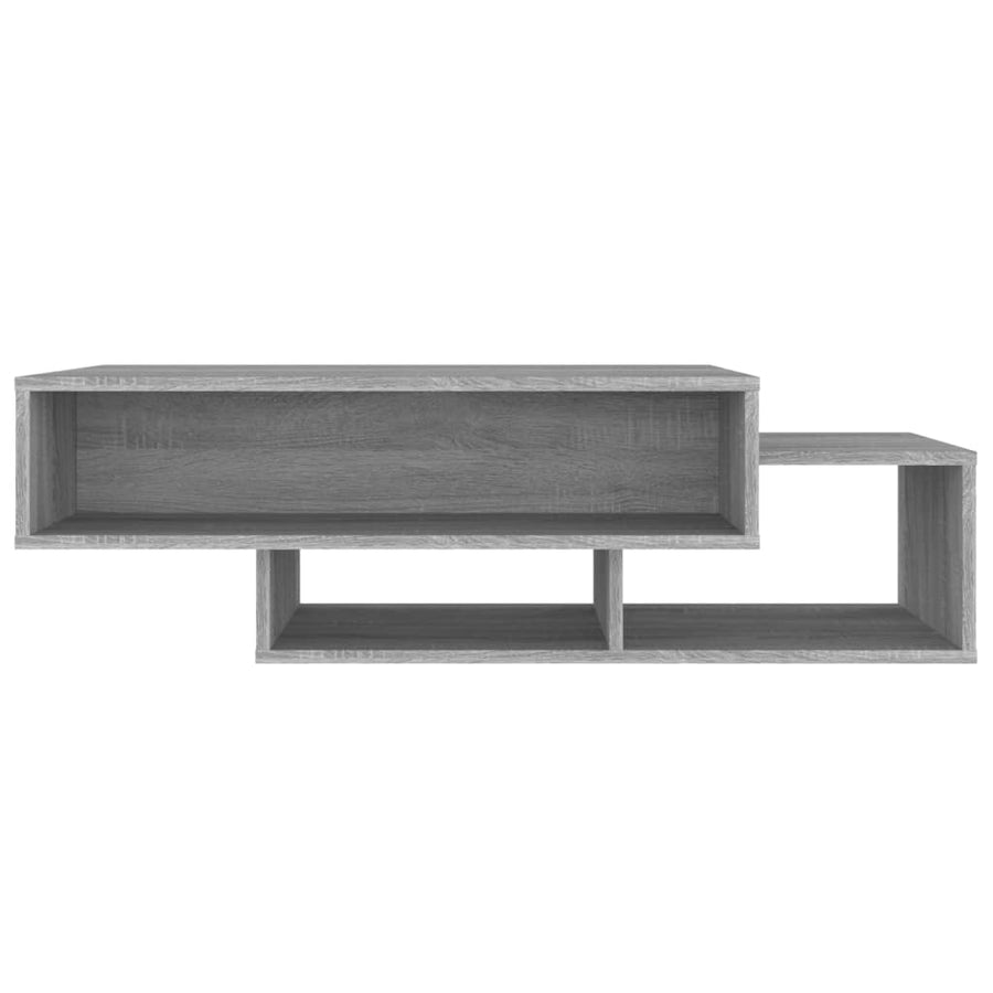 Salontafel 05X55X32 Cm Bewerkt Hout Eikenkleurig Grijs sonoma