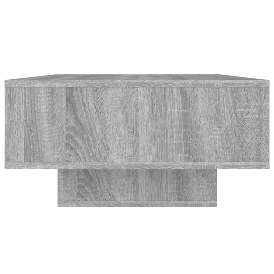 Salontafel 05X55X32 Cm Bewerkt Hout Eikenkleurig Grijs sonoma