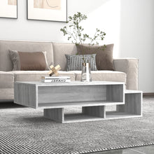 Salontafel 05X55X32 Cm Bewerkt Hout Eikenkleurig Grijs sonoma