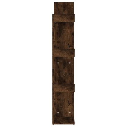 Boekenkast 48X25,5X40 Cm Bewerkt Hout Kleurig Gerookt eiken