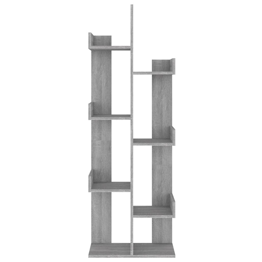 Boekenkast 48X25,5X40 Cm Bewerkt Hout Eikenkleur Grijs sonoma