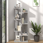 Boekenkast 48x25,5x140 cm grijs sonoma eiken bewerkt hout