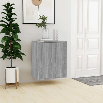 Schoenenkast 60x35x70 cm bewerkt hout grijs sonoma eikenkleurig Grijs sonoma