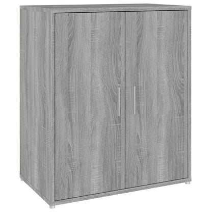 Schoenenkast 60x35x70 cm bewerkt hout grijs sonoma eikenkleurig Grijs sonoma