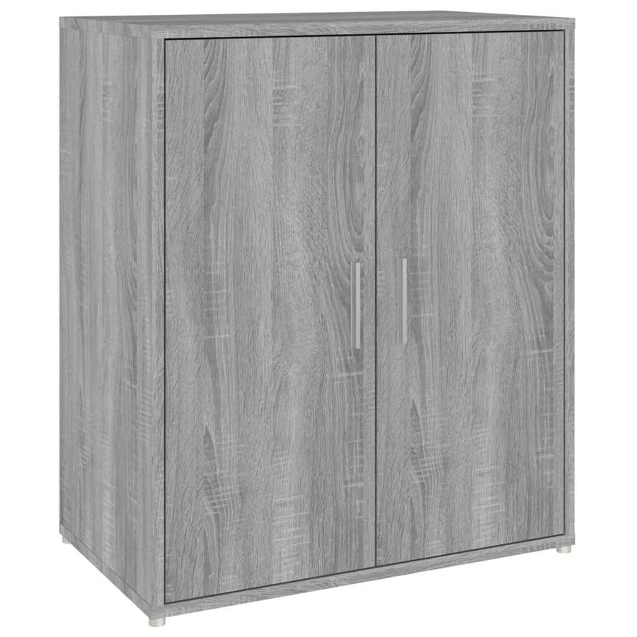 Schoenenkast 60x35x70 cm bewerkt hout grijs sonoma eikenkleurig Grijs sonoma
