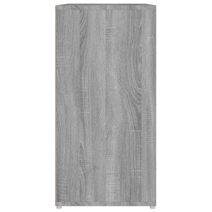 Schoenenkast 60x35x70 cm bewerkt hout grijs sonoma eikenkleurig Grijs sonoma