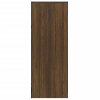 Schoenenkast 60x35x92 cm bewerkt hout bruin eikenkleur