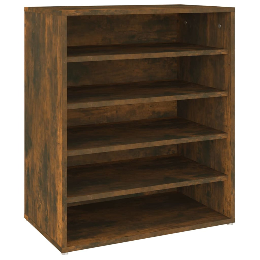 Schoenenkast 60X35X70 Cm Bewerkt Hout Kleurig Gerookt eiken