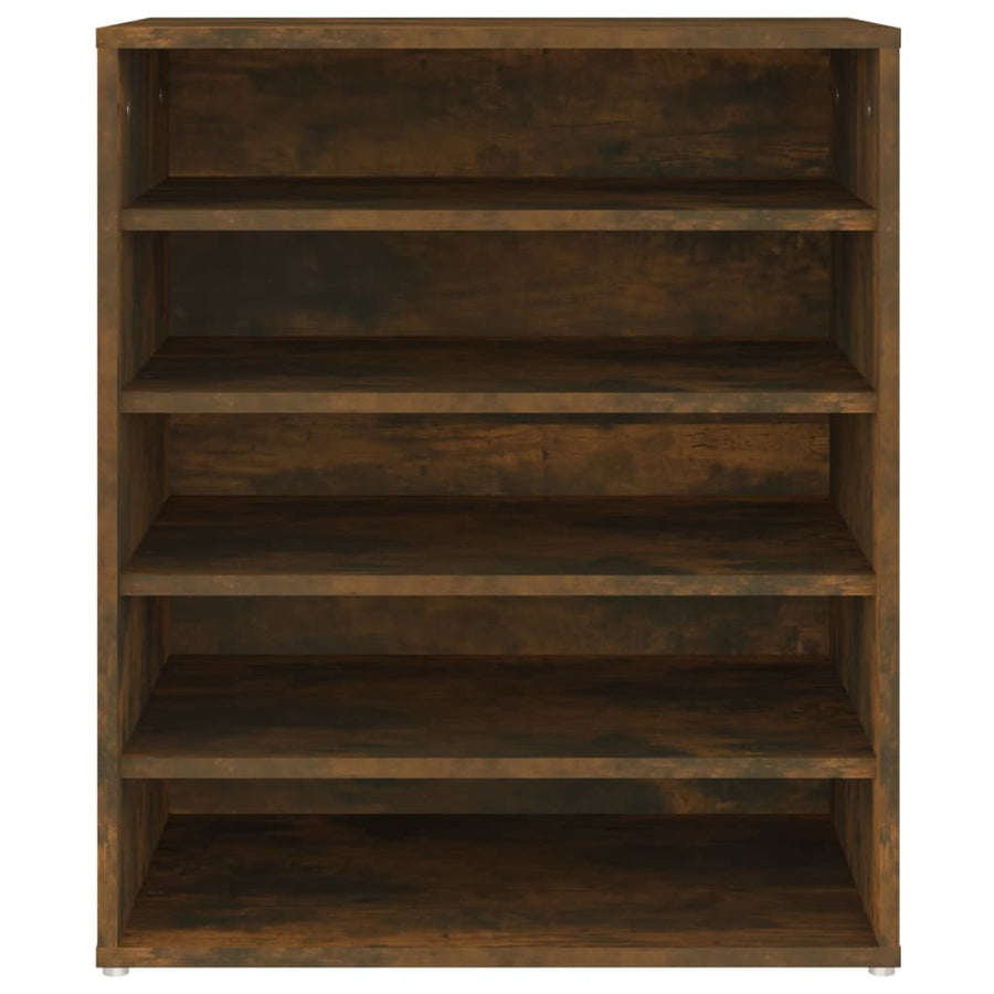 Schoenenkast 60X35X70 Cm Bewerkt Hout Kleurig Gerookt eiken