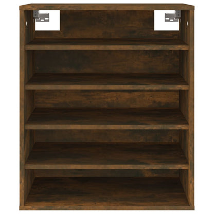 Schoenenkast 60X35X70 Cm Bewerkt Hout Kleurig Gerookt eiken