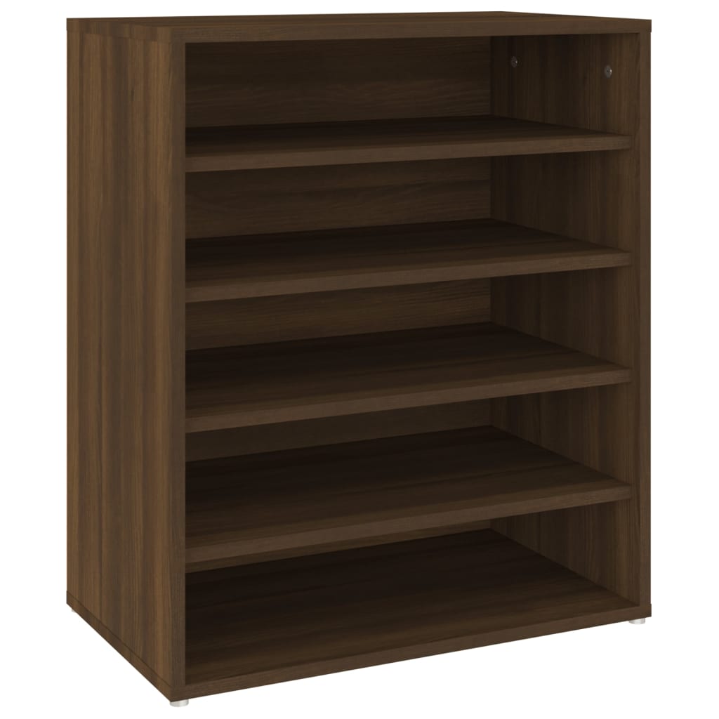 Schoenenkast 60X35X70 Cm Bewerkt Hout Bruineikenkleurig bruin eikenkleur