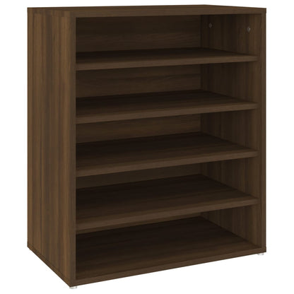 Schoenenkast 60X35X70 Cm Bewerkt Hout Bruineikenkleurig bruin eikenkleur