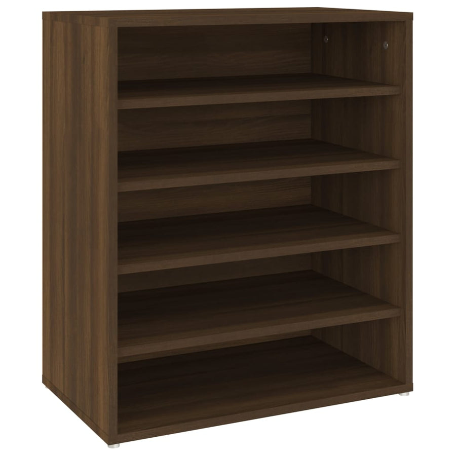 Schoenenkast 60X35X70 Cm Bewerkt Hout Bruineikenkleurig bruin eikenkleur