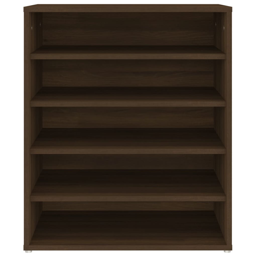 Schoenenkast 60X35X70 Cm Bewerkt Hout Bruineikenkleurig bruin eikenkleur