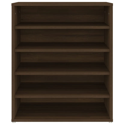 Schoenenkast 60X35X70 Cm Bewerkt Hout Bruineikenkleurig bruin eikenkleur